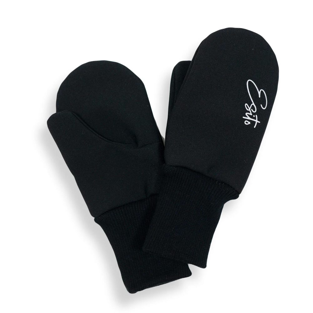 ESITO Palcové rukavice softshell Black - černá - 1 - 2 roky černá