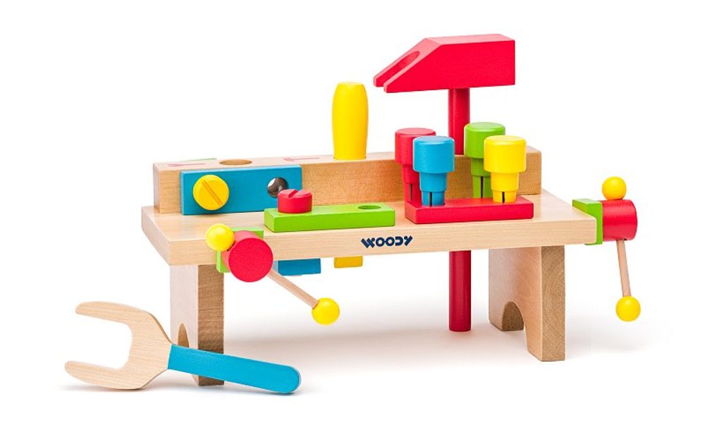 Levně WOODY Pracovní ponk jednoduchý - nový design