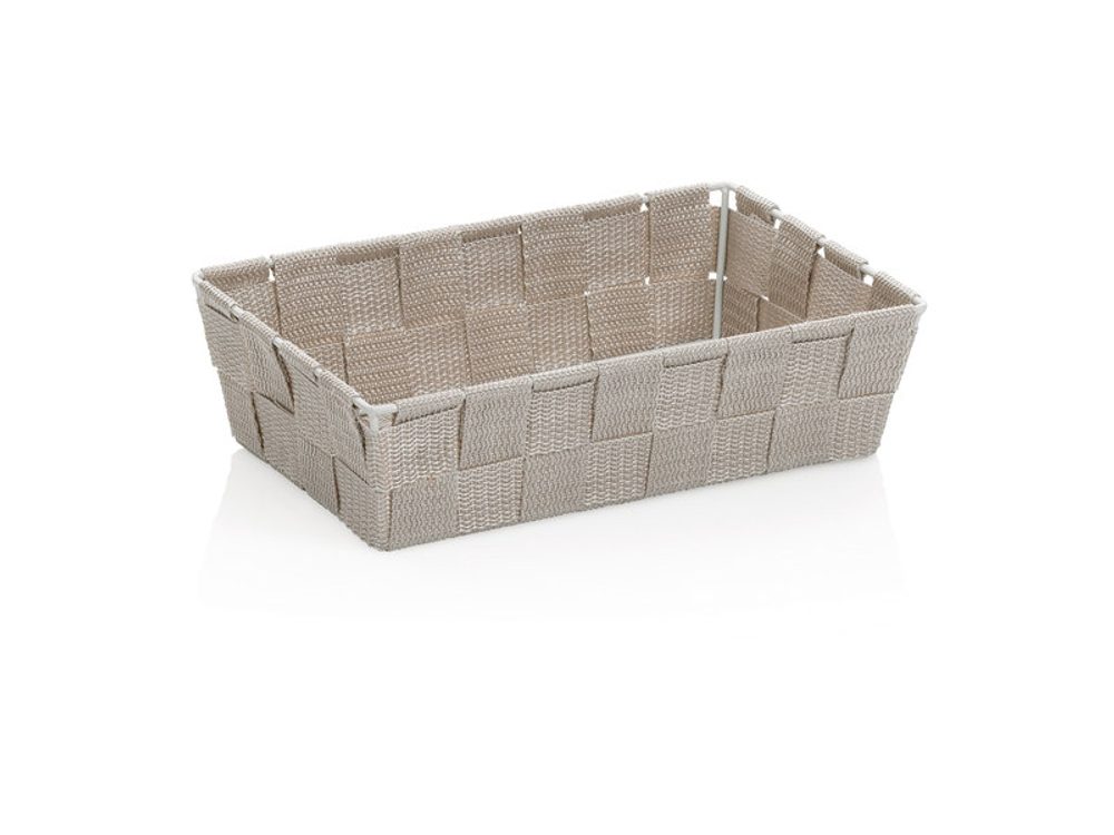 Levně KELA Košík Alvaro 23x15 cm plast stříbrná šedá KL-24566