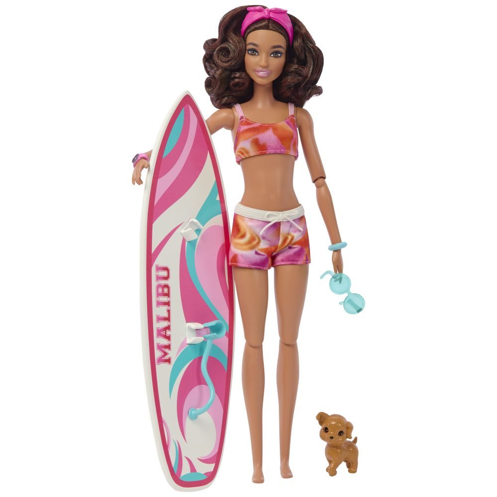 Levně BRB BARBIE SURFAŘKA S DOPLŇKY