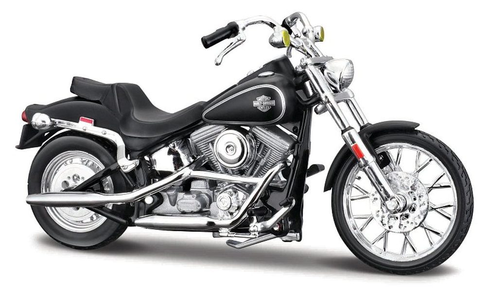 Levně Maisto - HD - 1984 FXST Softail®, matně černá, 1:18
