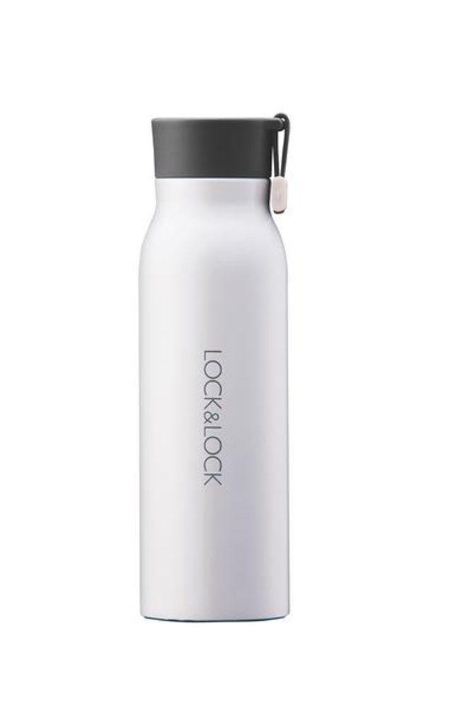 Levně LOCKNLOCK TERMOSKA NAME 500ML BÍLÁ