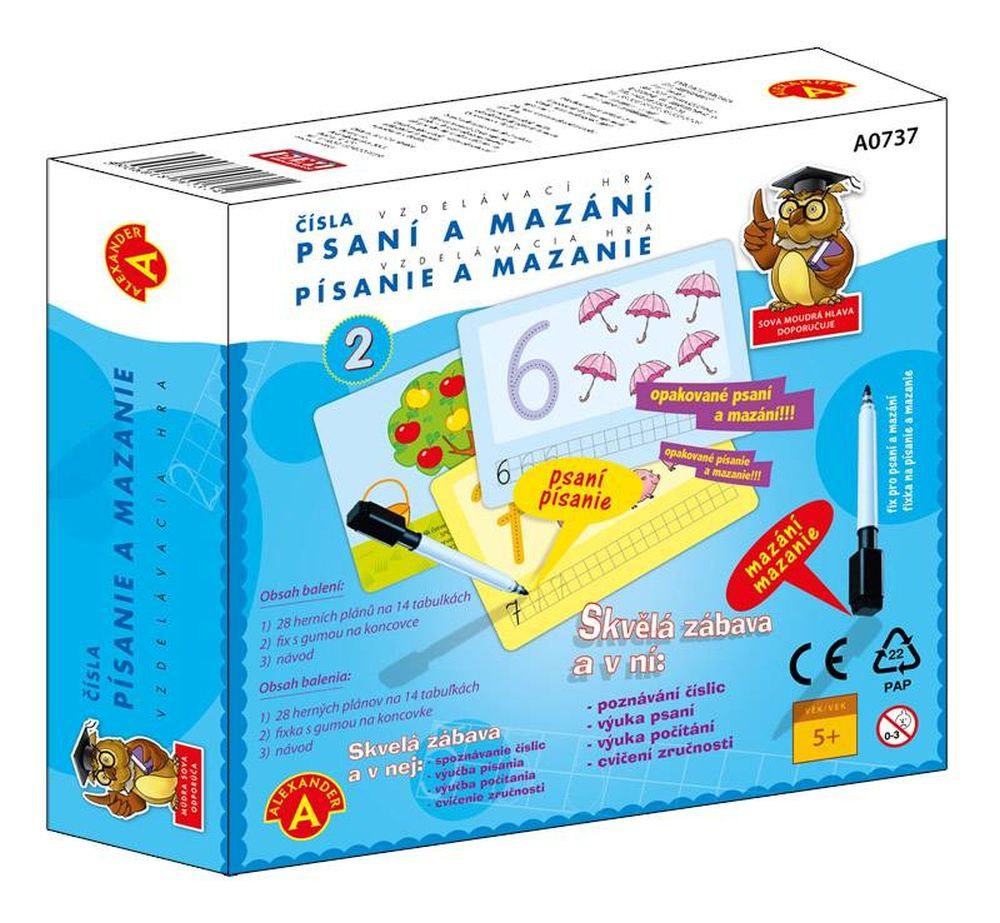 Levně Pexi Psaní a mazání 2-čísla