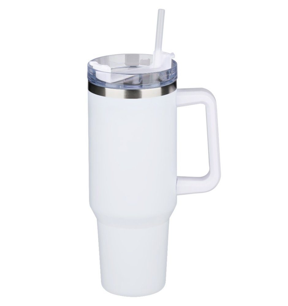 Levně ALPINA Termohrnek dvoustěnný z nerezové oceli 1,2 l bílá ED-227090bila