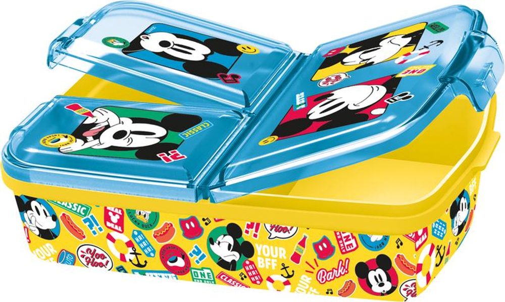 Levně STOR SVAČINOVÝ BOX MICKEY 18X13,5X5,5 CM, PLAST