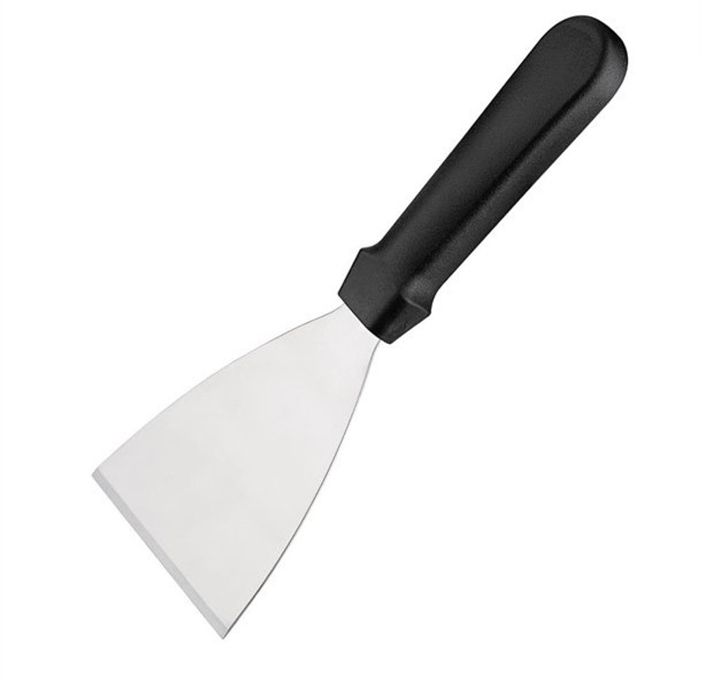 Levně škrabka-obracečka 25x10cm gril., BLACK, NR/plast
