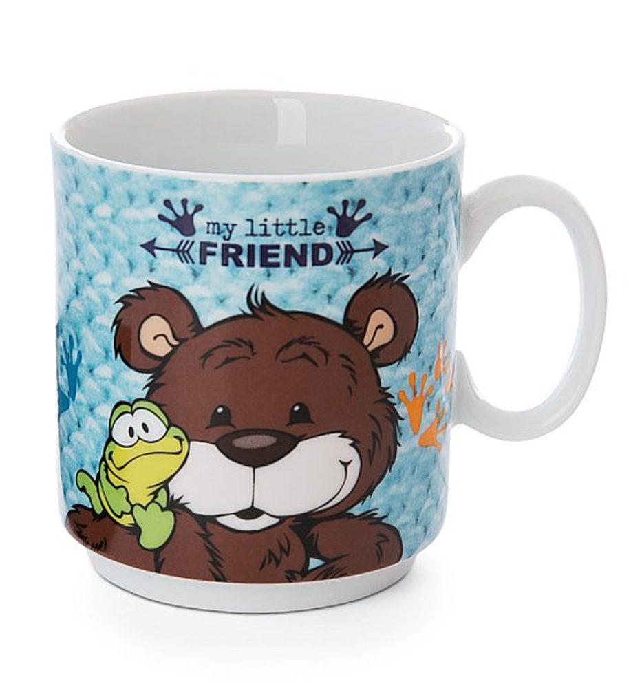 Levně NICI hrníček Medvídek a Žabák porcelán, 250ml