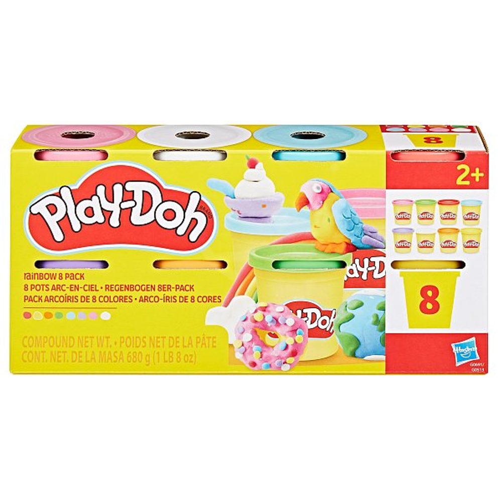 Levně HASBRO - Play-Doh 8ks kelímků, sada A