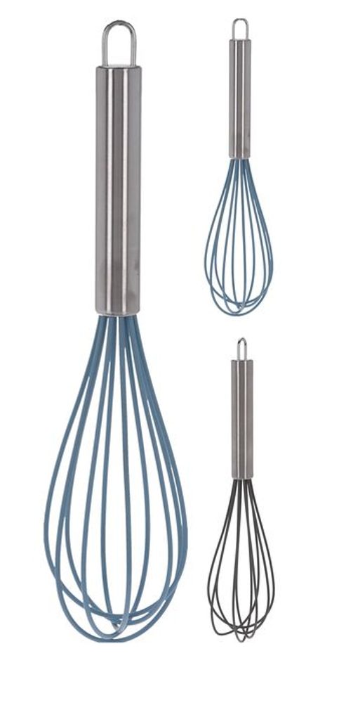 Levně metla 26cm šlehací, barva 2022, SILIKON+kov