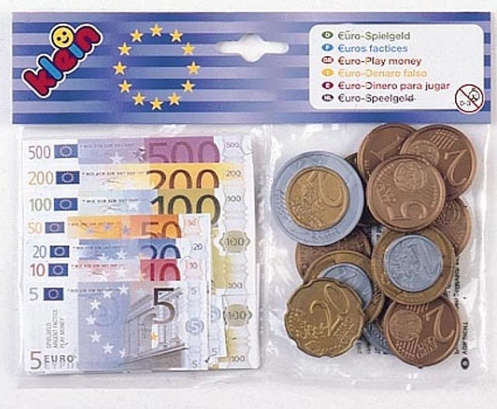 Levně Klein Euro bankovky a mince