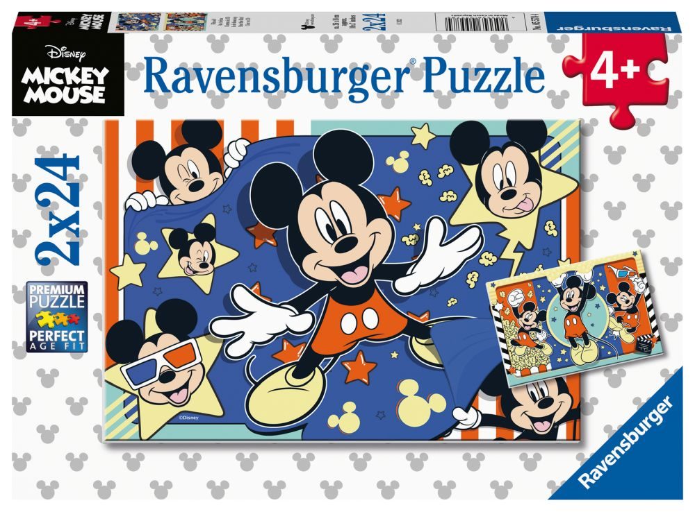 Levně Disney: Mickey Mouse 2x24 dílků