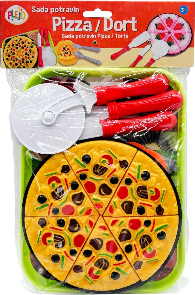 Levně Sada potravin pizza/dort