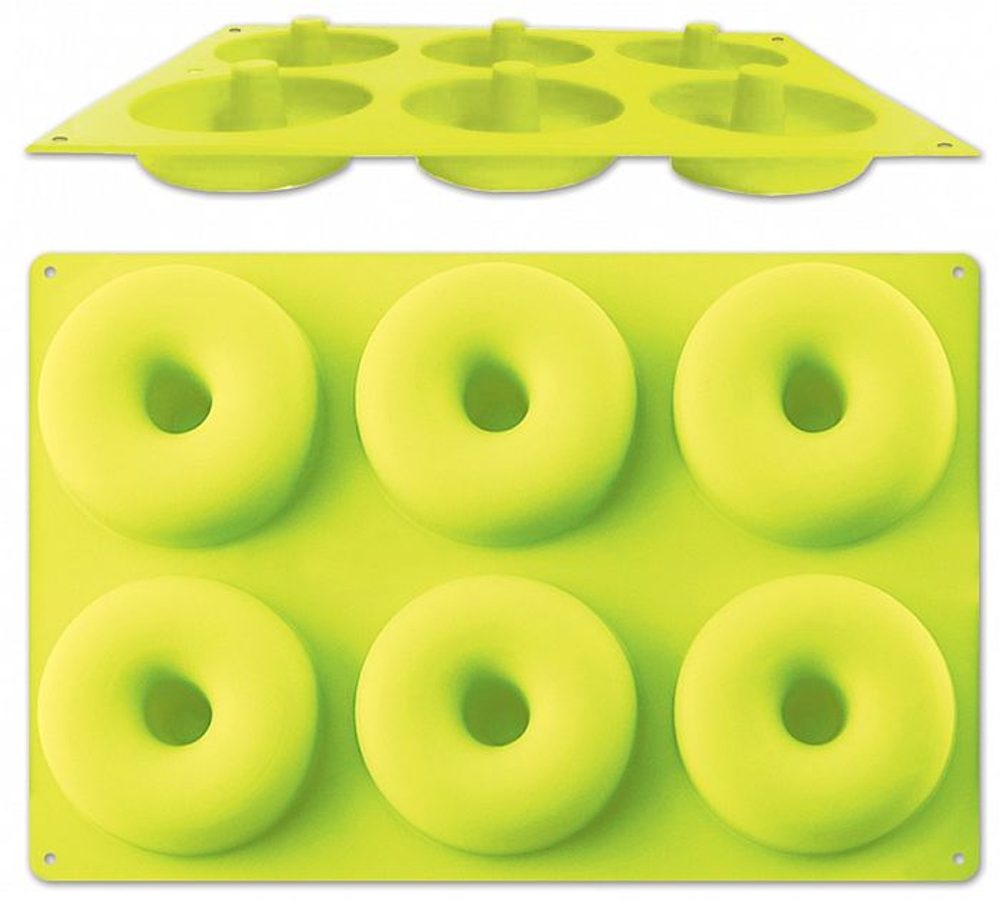 Levně forma 29x17,5cm 6xDONUT (BAGEL), 29x17,5cm, silikon