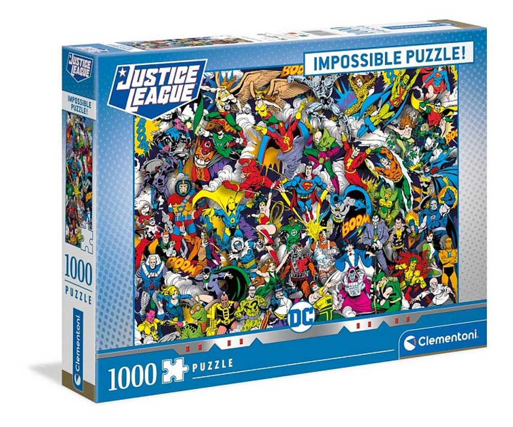 CLEMENTONI Puzzle 1000 dílků Impossible - DC Comics