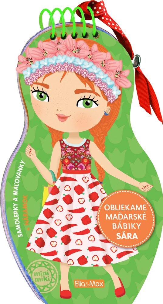 Levně Presco Group Obliekame maďarské bábiky SÁRA – Maľovanky