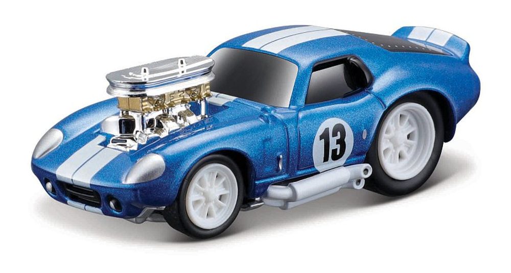 Maisto Maisto - Muscle Machines - 1965 Shelby Cobra Daytona Coupe, modrá, 1:64