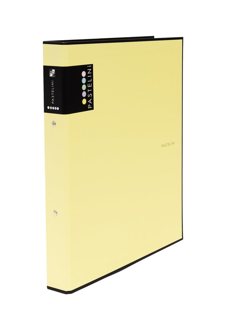 Levně Karton P+P Pořadač A4 lamino R25-2kr. PASTELINI žlutá 7-273
