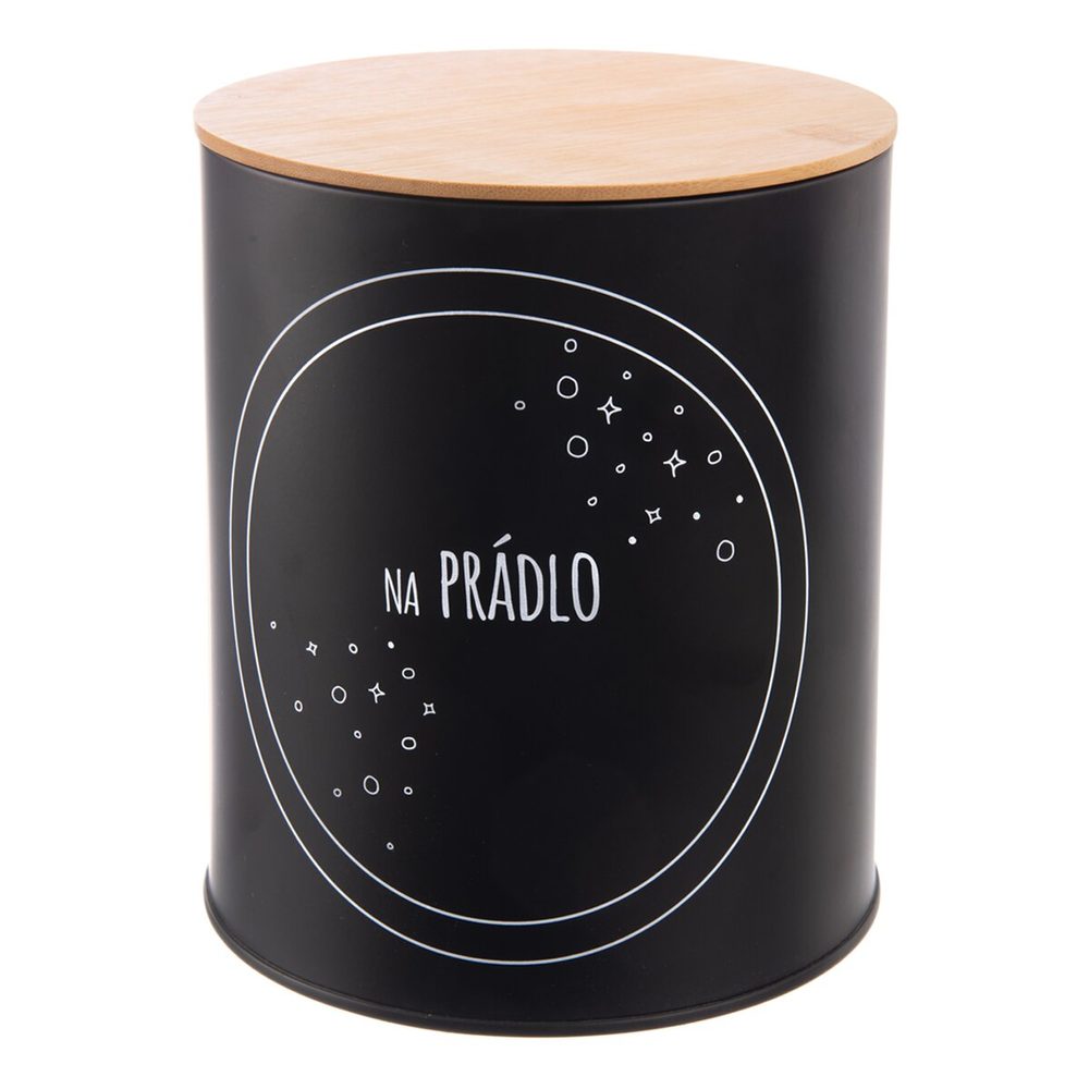 Levně Dóza Na prádlo BLACK 3,3 l