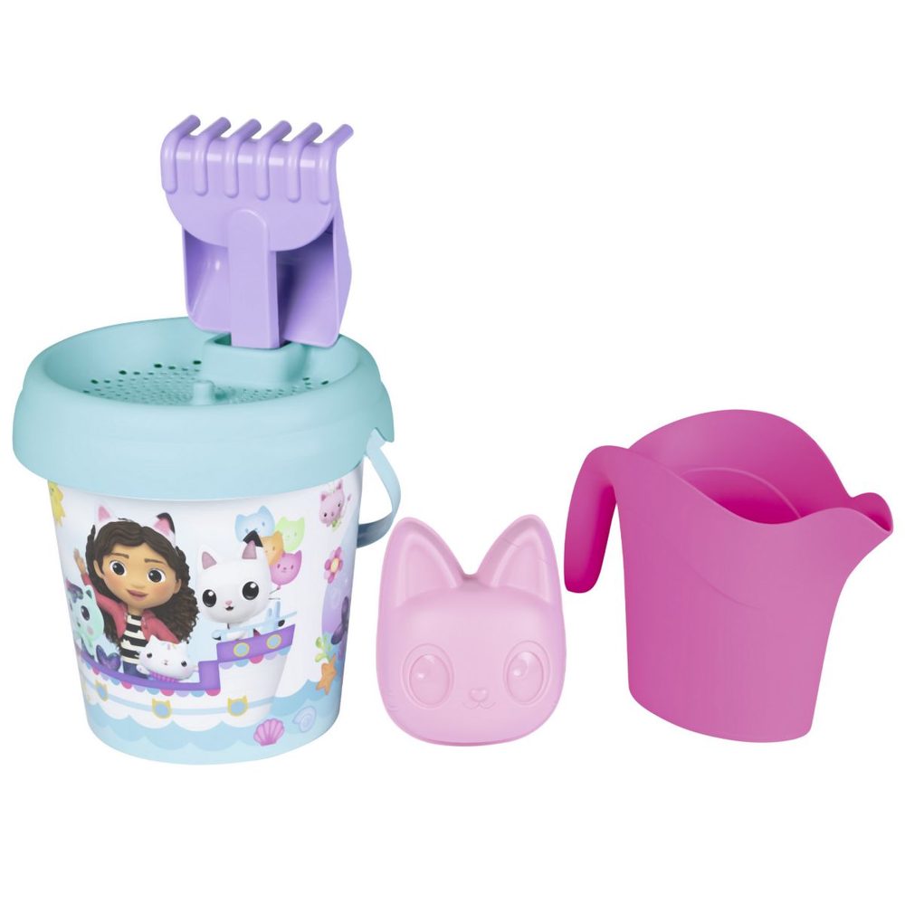 Levně Kyblíček Gabby´s Dollhouse s konvičkou a přísl., střední