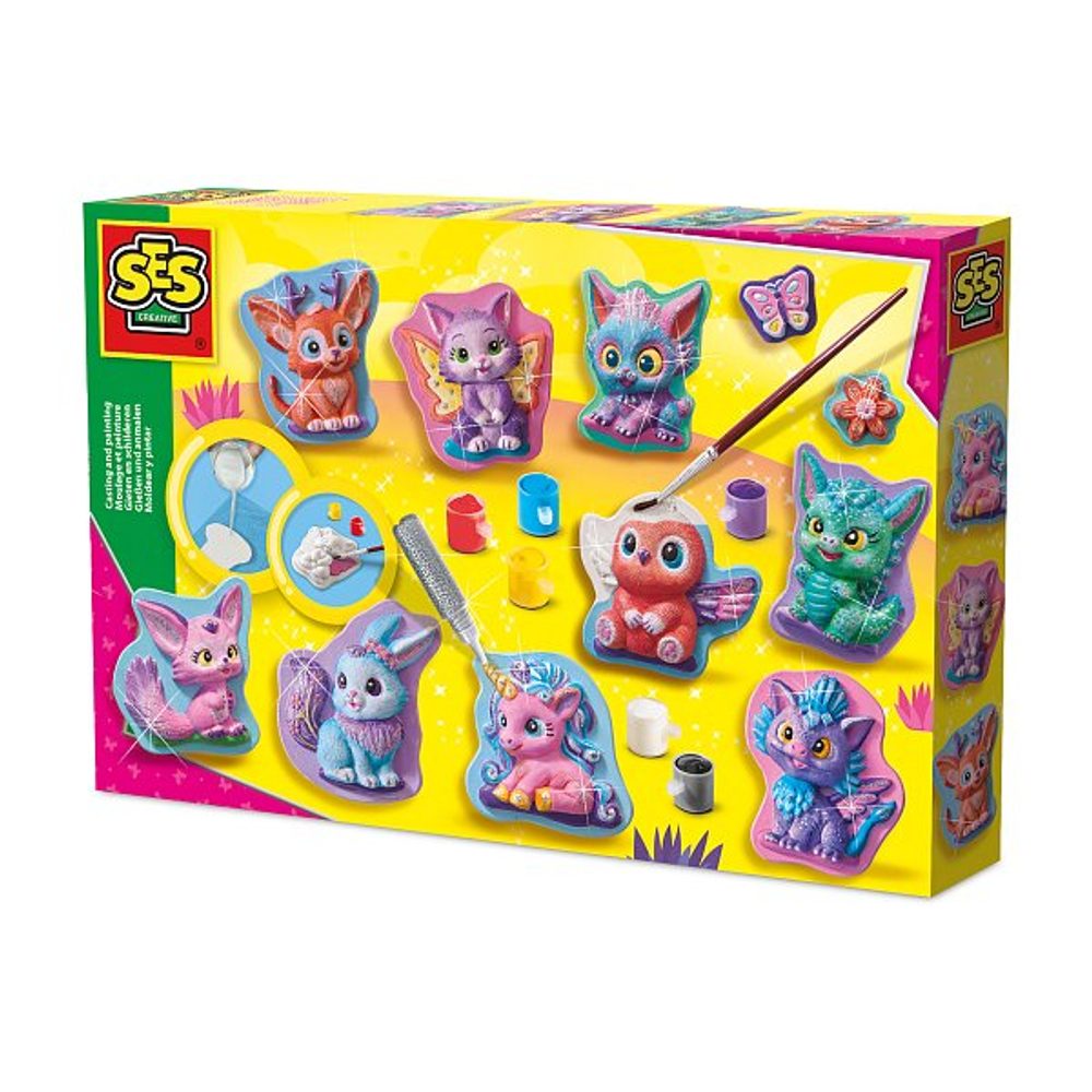 Levně SES Odlévání a malování - Roztomilé fantasy figurky