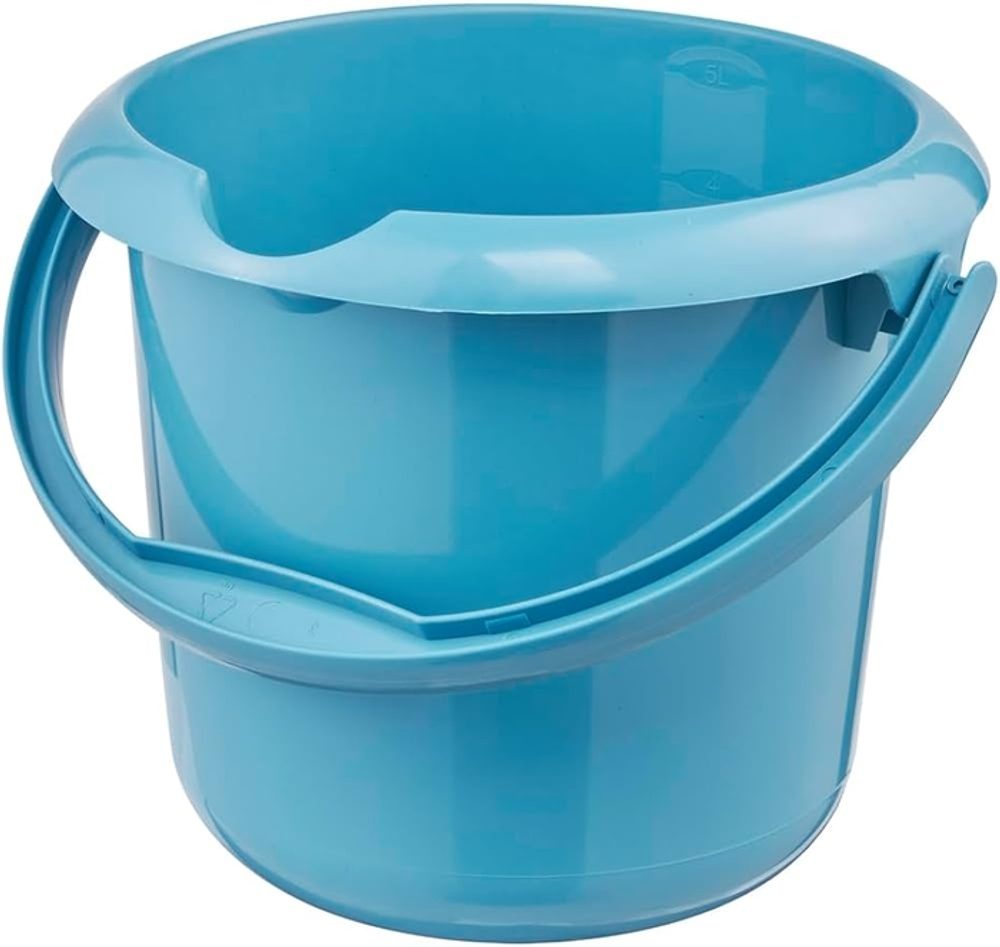 Levně vědro 5l s výlev. ECO modrá, d24x20cm, plast