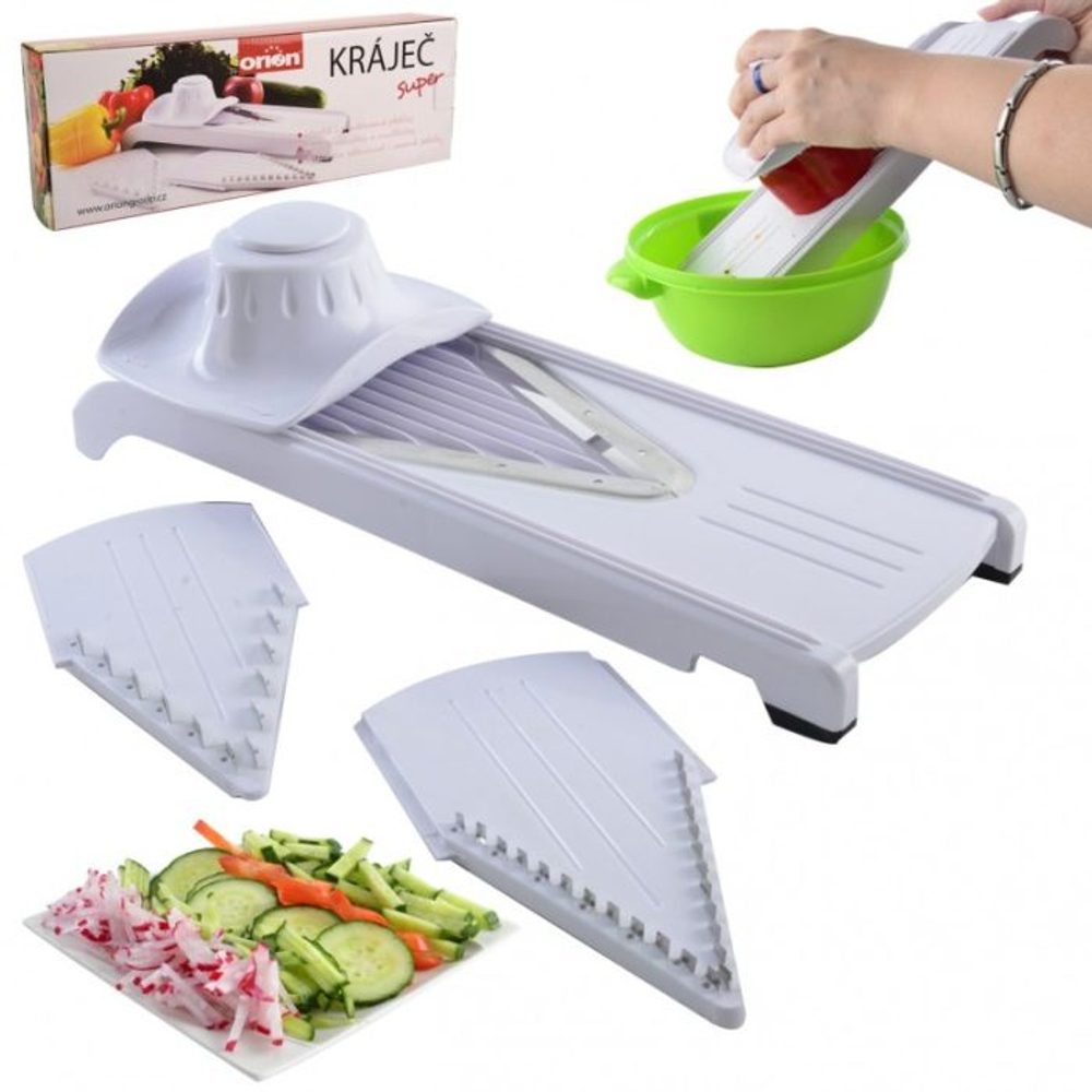 Levně kráječ SUPER -V- struhadlo, plast/NR *PO 7.10.