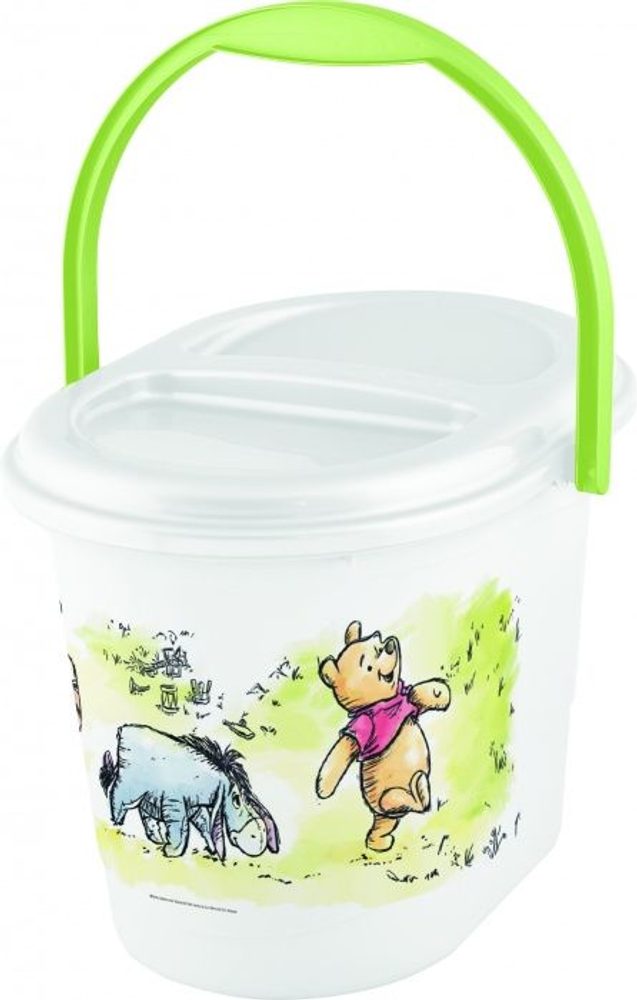 Levně box-vědro na pleny bílé.37x29,5x27,5cm,Medvídek Pú