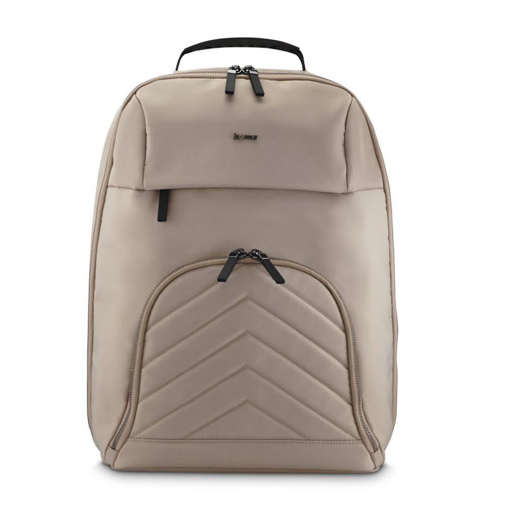 Levně Hama Premium Lightweight, batoh na notebook, do 41 cm (16,2"), recyklovaný polyester, béžový