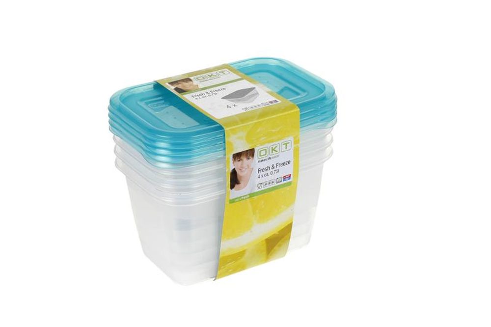 Levně Keeeper DÓZA NA POTRAVINY FRESH & FREEZE 4KS 0,75L