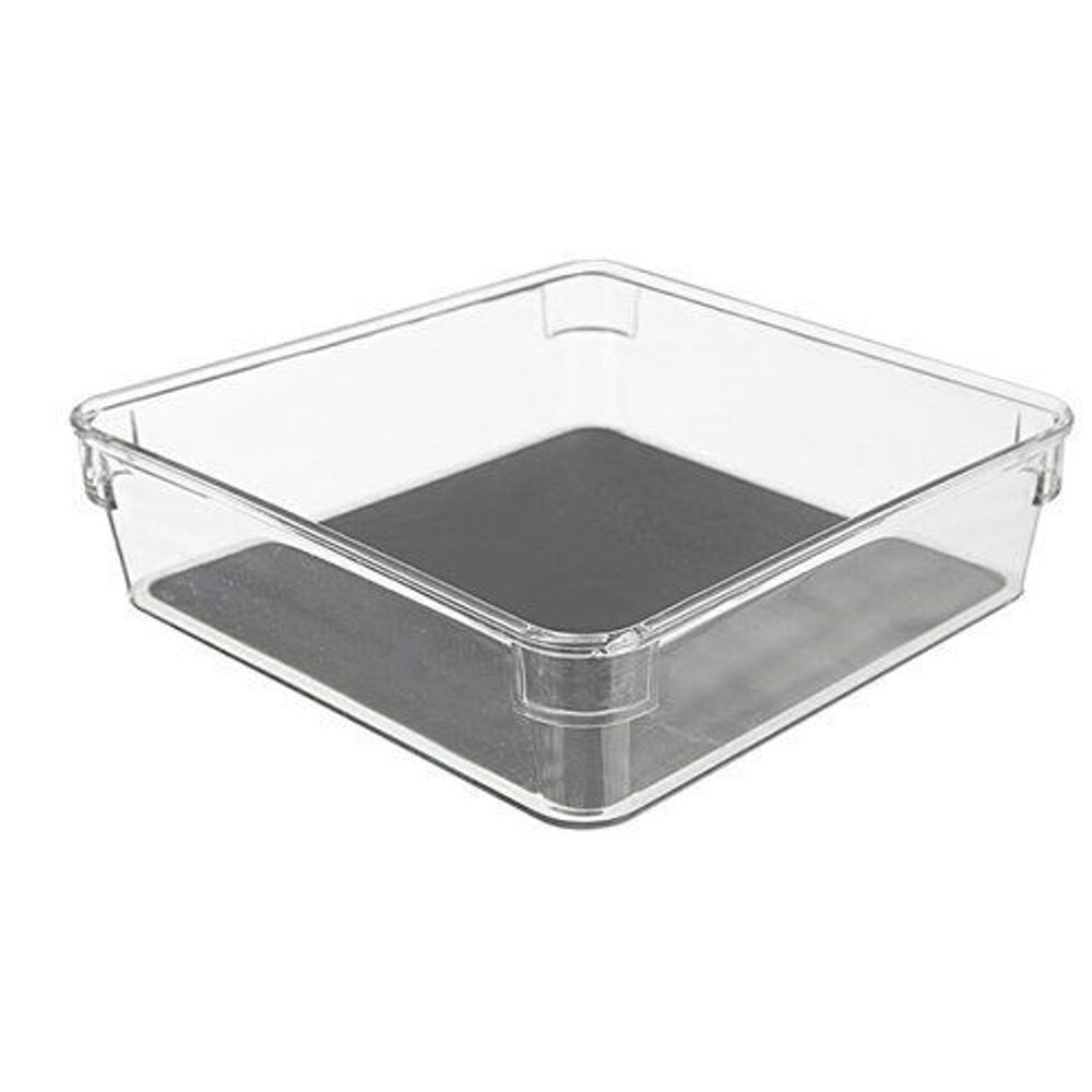 Levně organizér 16,3x16,3x4,8cm GREY, transp.plast