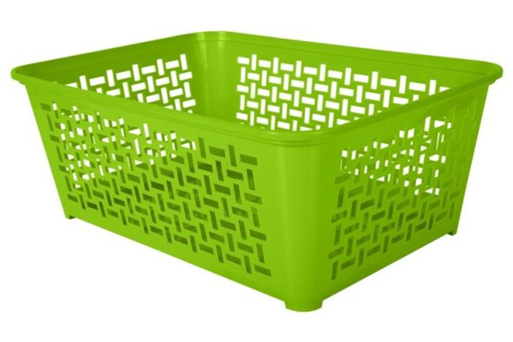Levně košík DOMINO 3, 30x20x11,1cm,plast