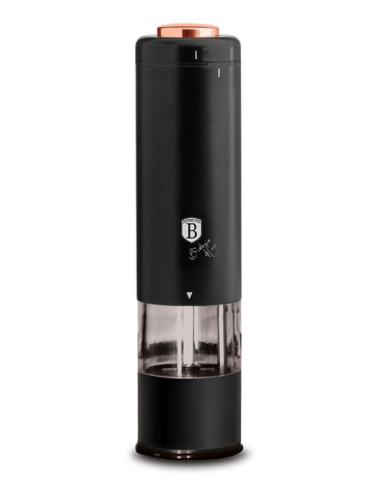 Levně BERLINGERHAUS Mlýnek na pepř a sůl elektrický Black Rose Collection BH-9287