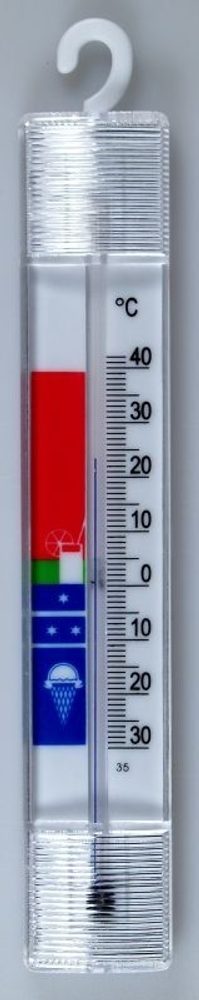 Levně teploměr chladn., -30°C+40°C, plast.deska
