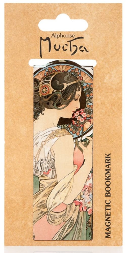 Levně Presco Group Magnetická záložka Alfons Mucha – Primrosa