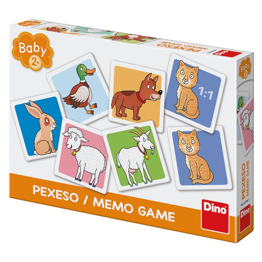 Levně Dino Domácí zvířátka baby pexeso