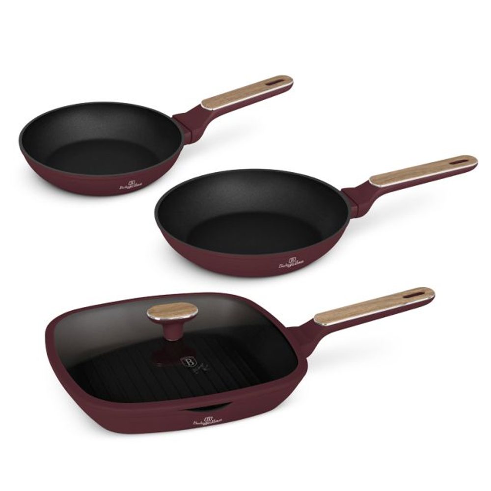 Levně BERLINGERHAUS Sada pánví s titanovým povrchem 4 ks Leonardo Nordic Collection BH-8304