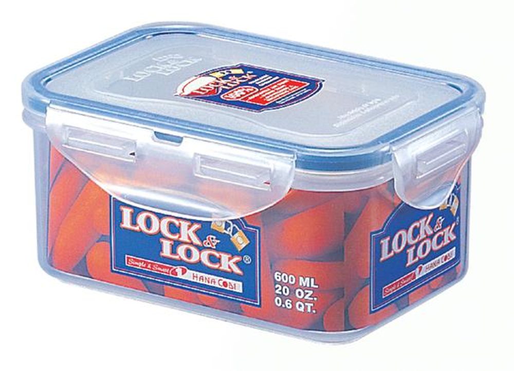 Levně LOCKNLOCK DÓZA NA POTRAVINY LOCK 15,5X11X7CM 600ML, PLAST