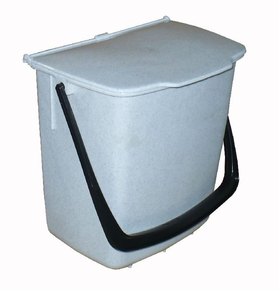 Levně koš odp. 8l kbelík univ.bílý 22x15x29cm závěs
