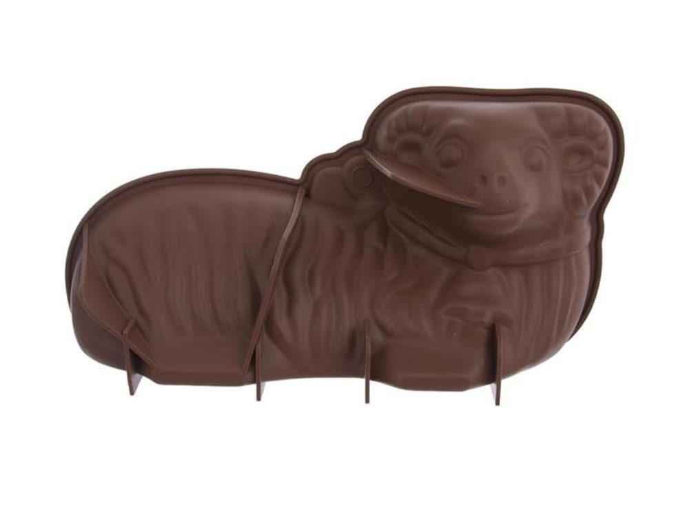 beránek 31x17x9cm silikon, hnědá