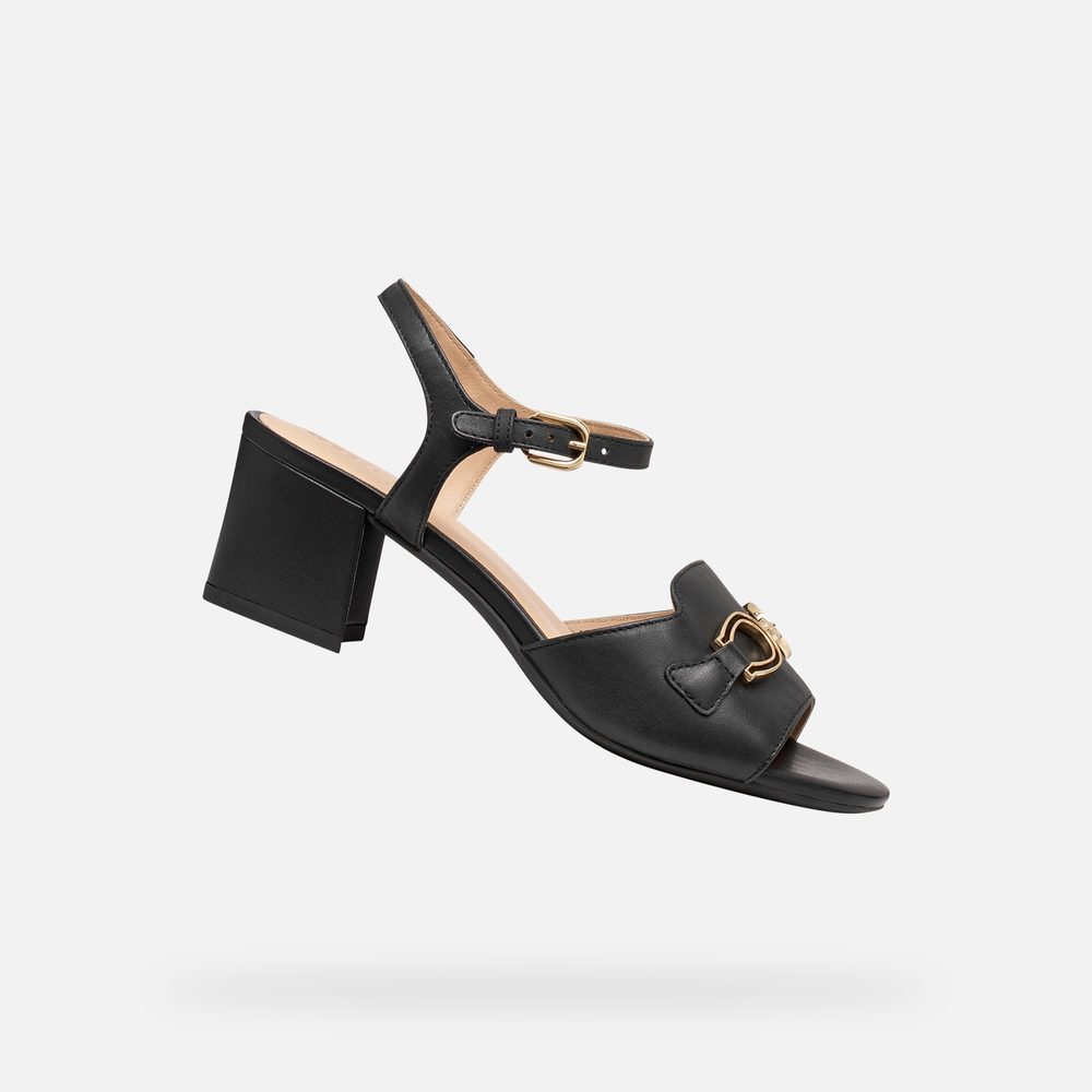 Černé dámské sandály Geox New Eraklia 50 - 36,5