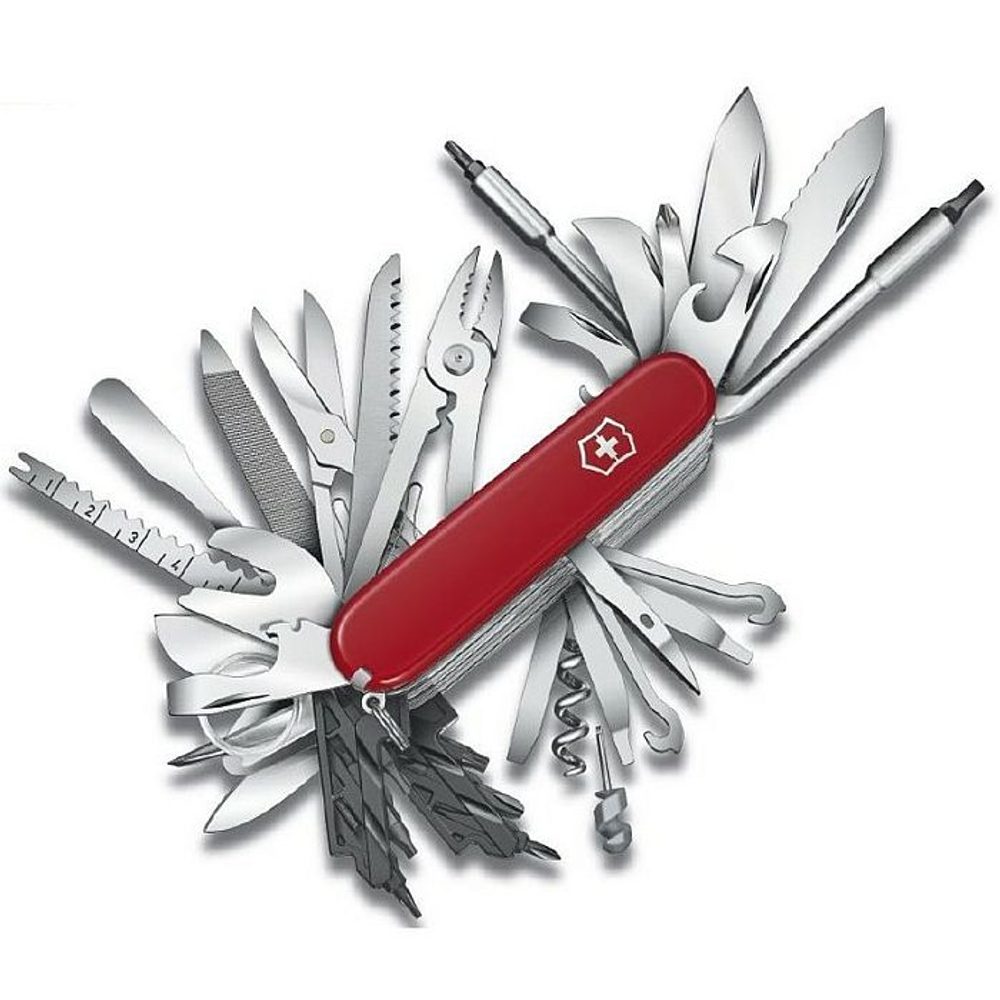 Levně nůž 73-funkcí 91mm Swiss Champ XXL red, kapesní Victorinox