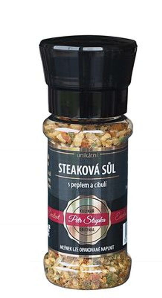 Levně mlýnek koření-"K"- STEAKOVÁ SŮL-60g QQ