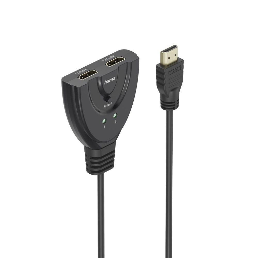 Levně Hama HDMI 4K přepínač 2x1, 2 vstupy