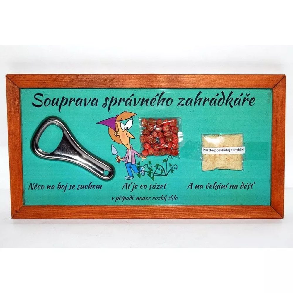 Levně Souprava správného zahrádkáře - Rámeček rozbij sklo