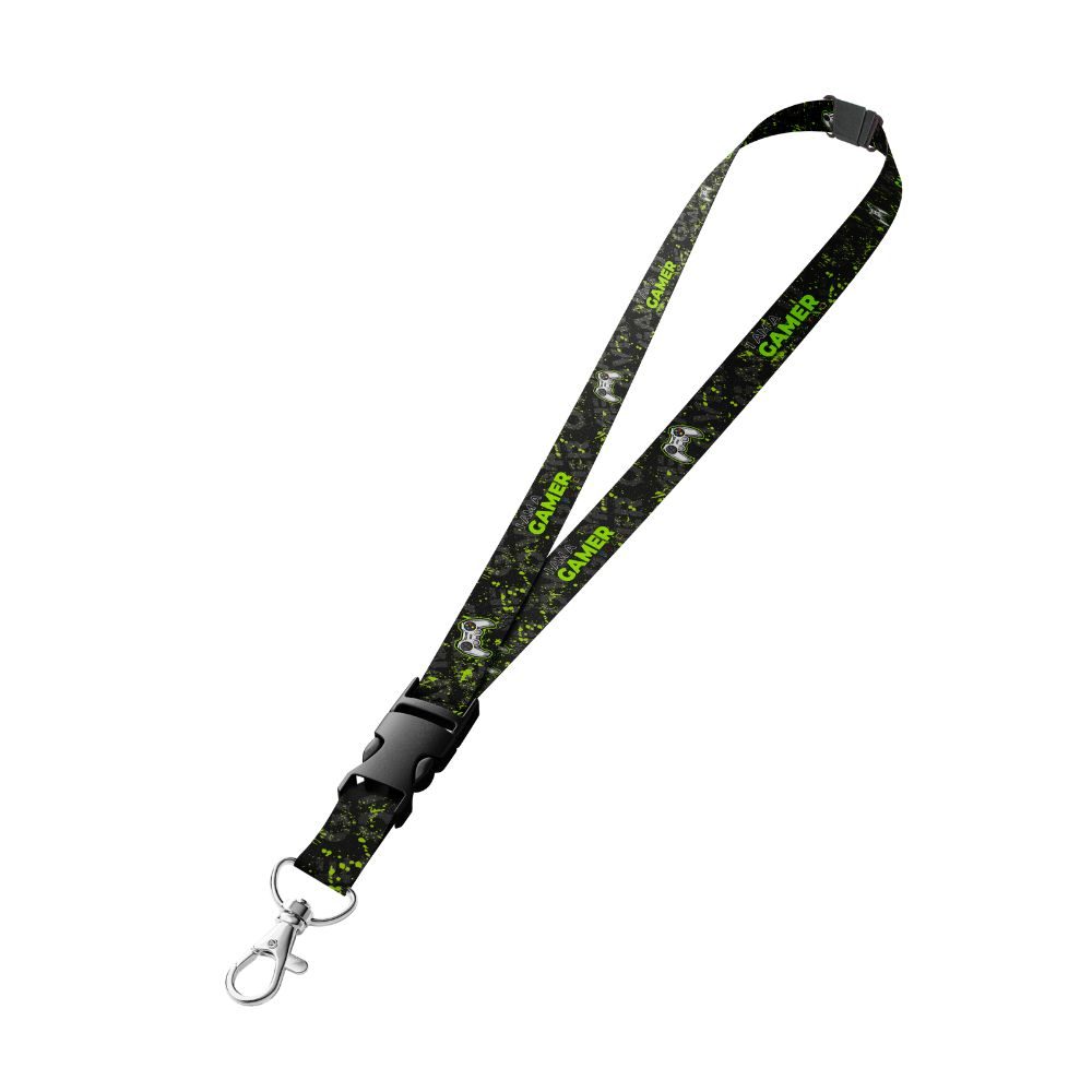 Levně Klíčenka s karabinkou Gamer