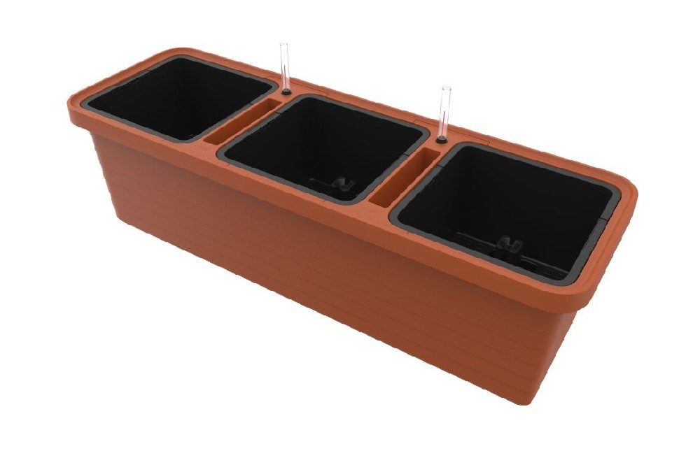 Levně truhlík TRIO TER 117x39x35cm BERBERIS samoz.
