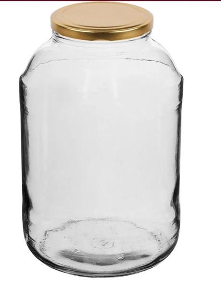 Levně BROWIN SKLENICE TWIST 4L NA ZAVAŘOVÁNÍ S VÍČKEM ?10CM SKL