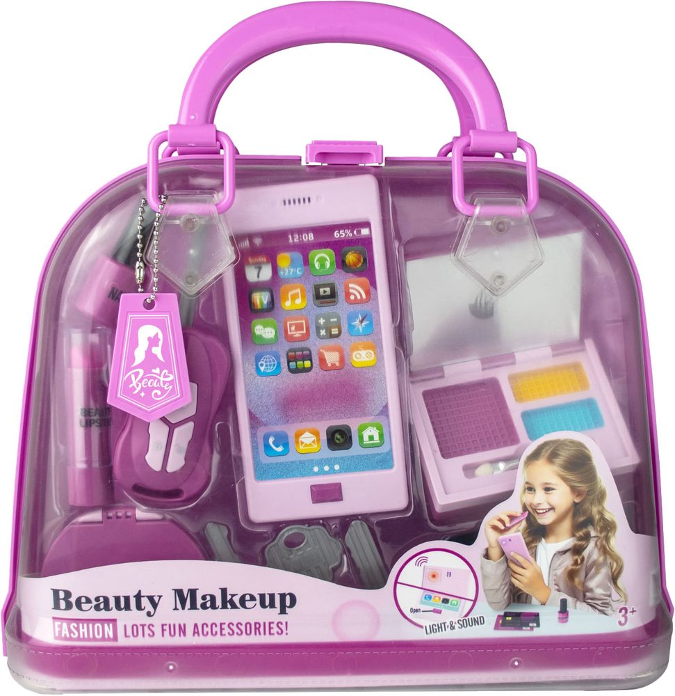 Levně PLEJO Kabelka s mobilem, klíčky a make up