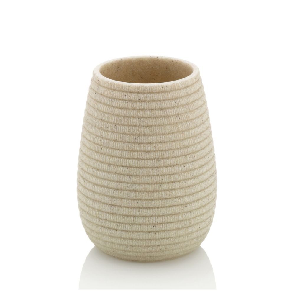 Levně KELA Pohár MEDEA poly béžová H 11cm / Ř 8cm KL-24102
