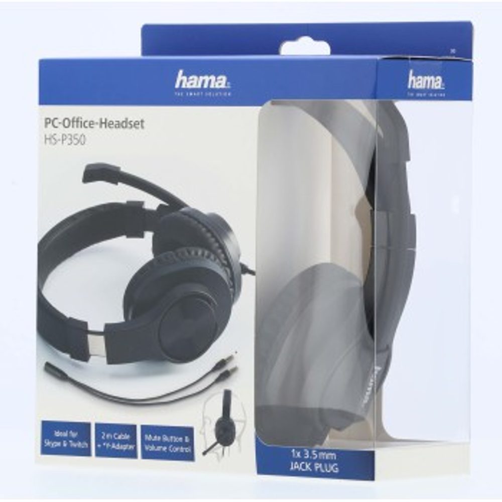 Hama PC headset HS-350, stereo, černý (obrázek 9)